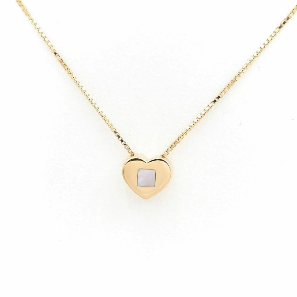 Collier Coeur Or jaune