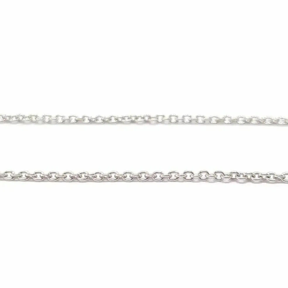 Collier Coeur pavage diamants or blanc