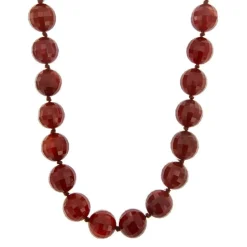 Collier cornaline