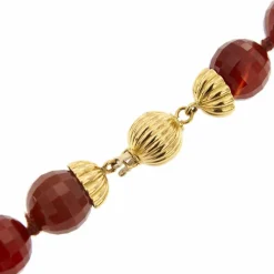 Collier cornaline
