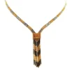 Collier Cravate Or jaune, Or blanc