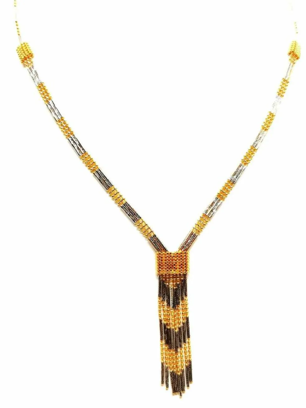 Collier Cravate Or jaune, Or blanc
