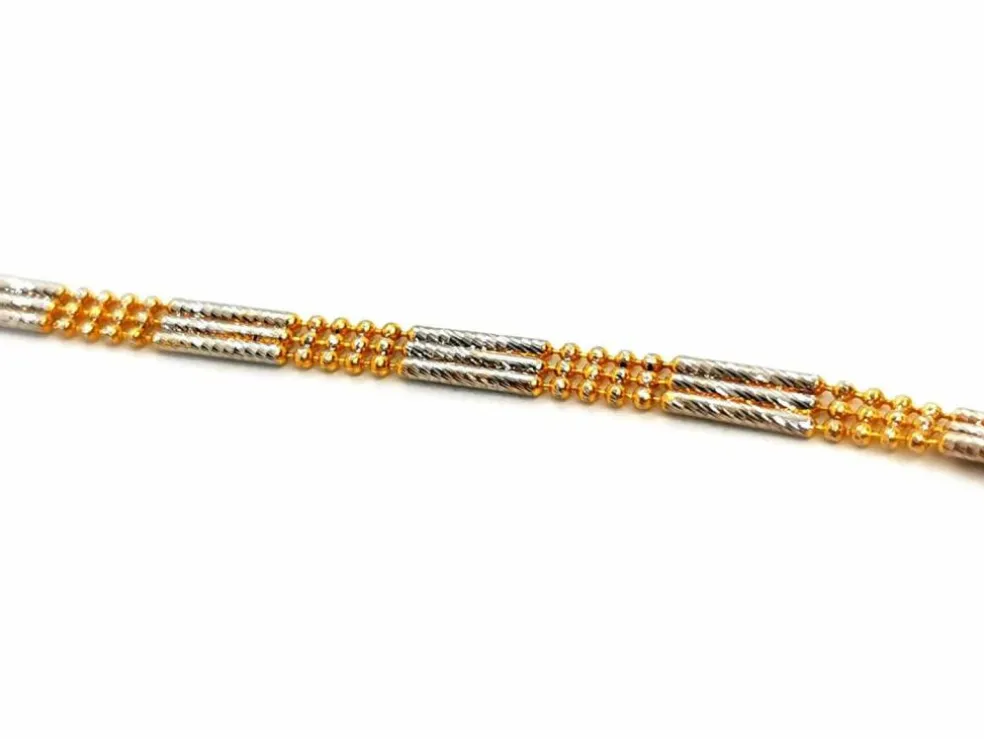 Collier Cravate Or jaune, Or blanc