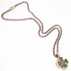 Collier Croix de Citrines