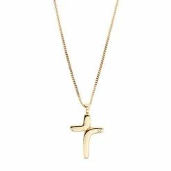 Collier croix et diamant