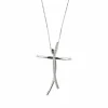 Collier croix et diamants