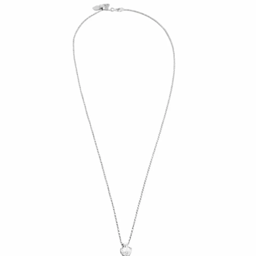 Collier Cœur D’Amour or blanc diamant