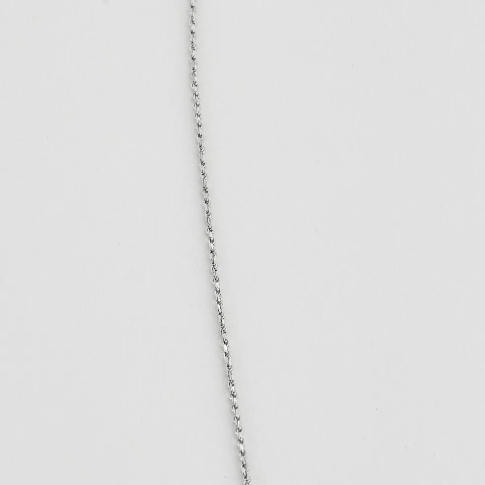 Collier Cœur D’Amour or blanc diamant