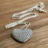 Collier cœur en diamants