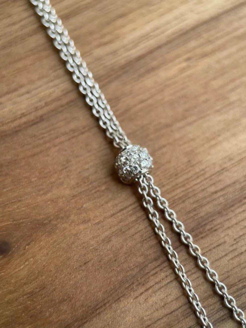 Collier cœur en diamants