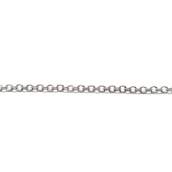 Collier cœur en or blanc, diamants