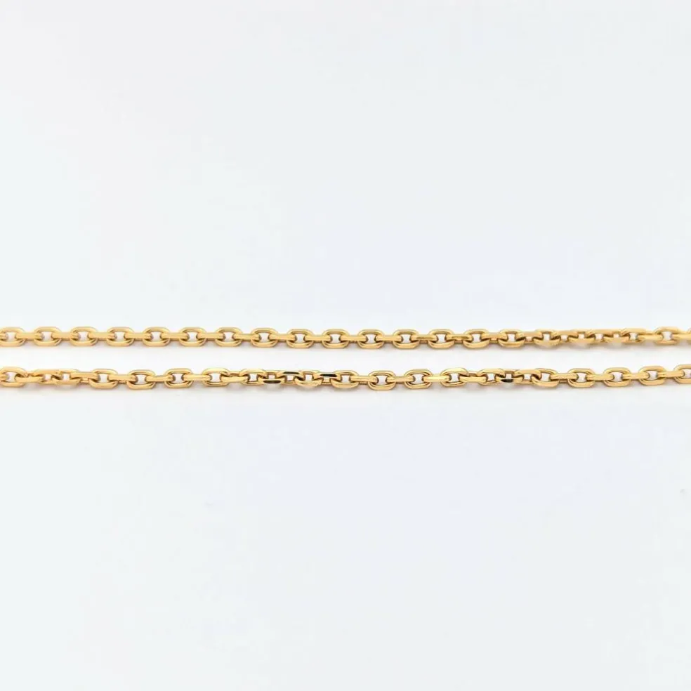 Collier cœur en or jaune