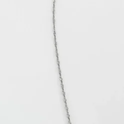 Collier cœur or blanc diamants
