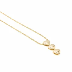 Collier Cœur Or jaune Diamant