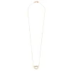 Collier cœur or rose et diamants