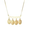 Collier d'amour vintage or jaune