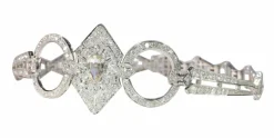 Collier de chien diamants Art Déco