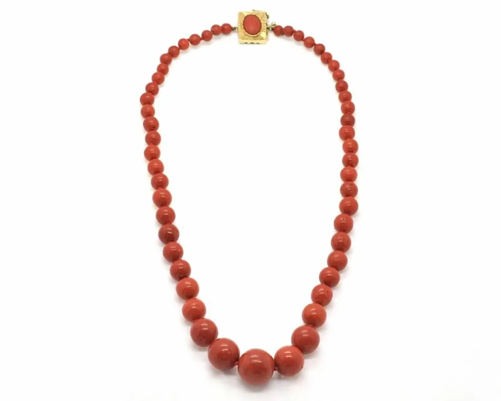 Collier de corail rouge de Sardaigne
