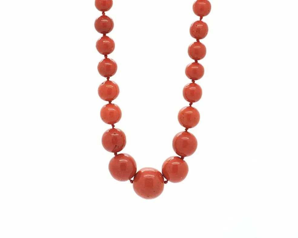 Collier de corail rouge de Sardaigne