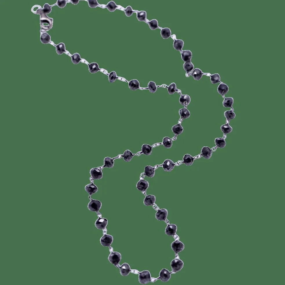 Collier de diamants noirs