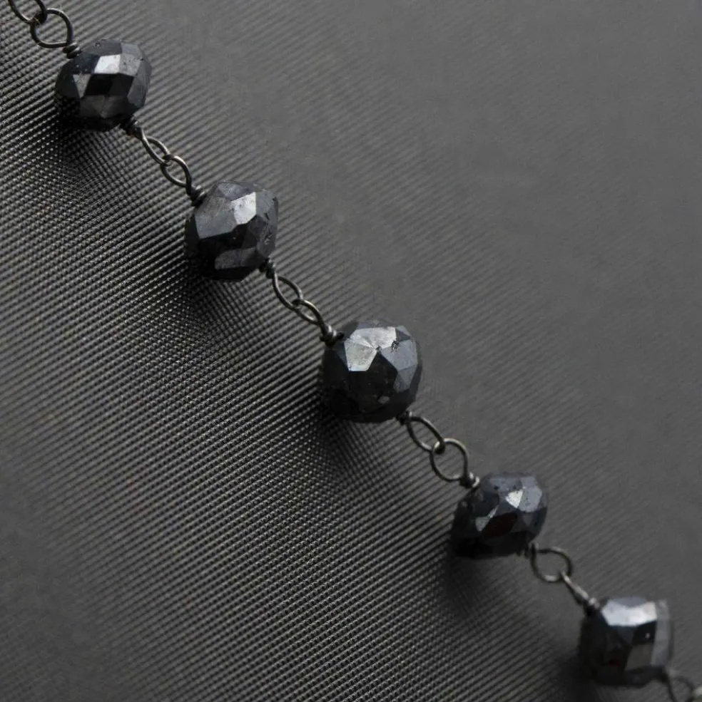 Collier de diamants noirs