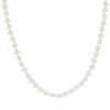 Collier de perles blanches en choker