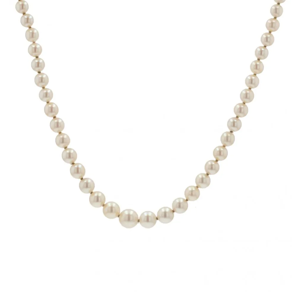 Collier de perles de culture en chute