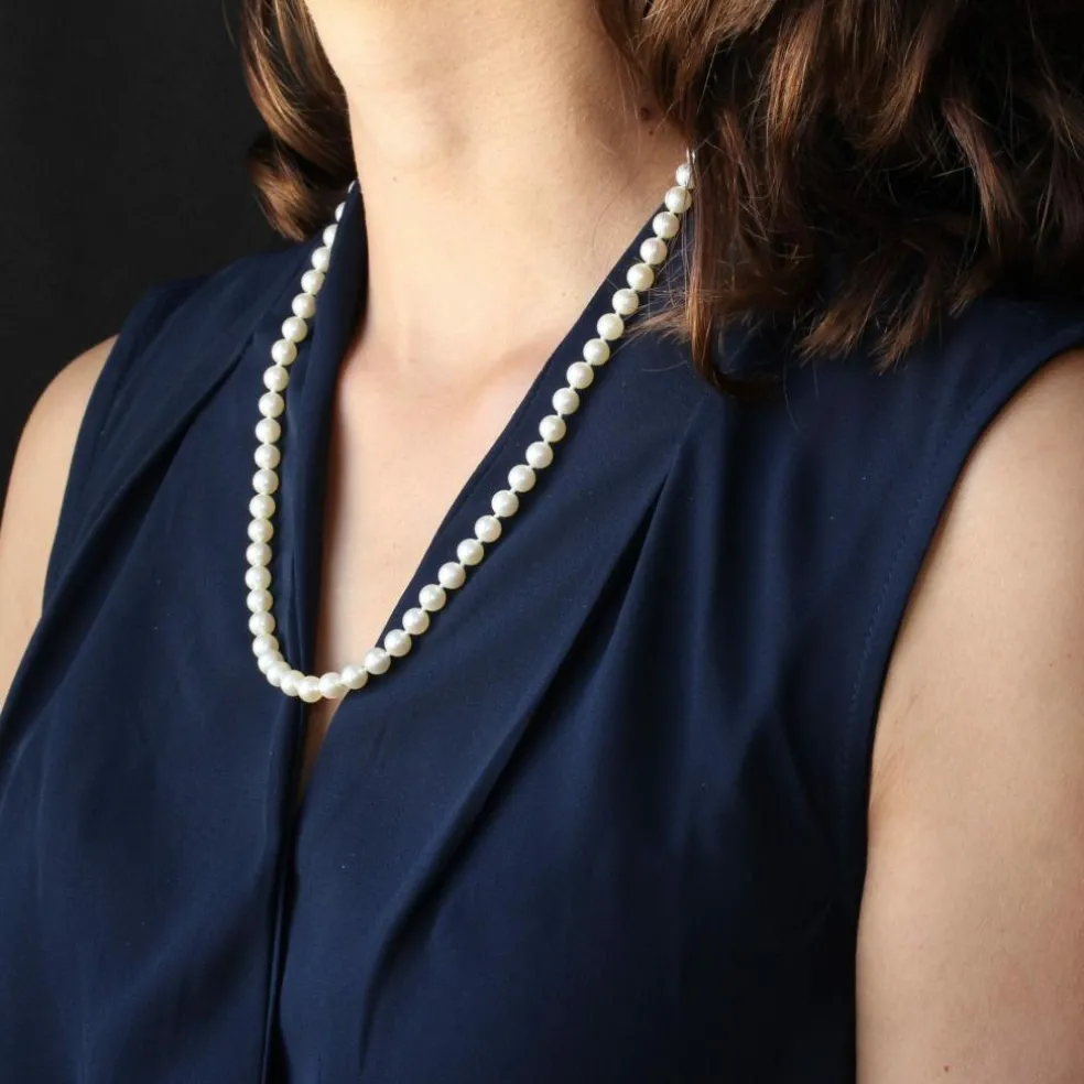 Collier de perles de culture en choker