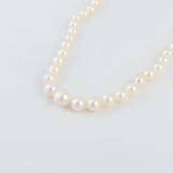Collier de perles de culture fermoir XIXème