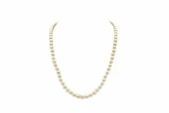 Collier de perles de culture blanches
