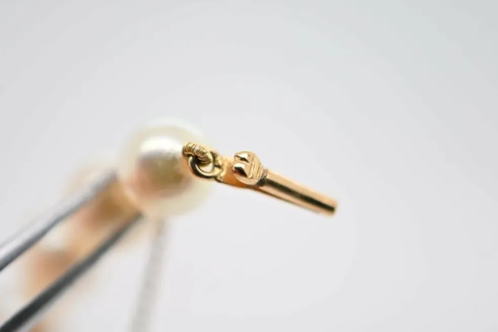 Collier de perles de culture blanches