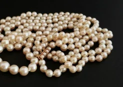 Collier De Perles De Culture 3 Rangs, Fermoir Perles