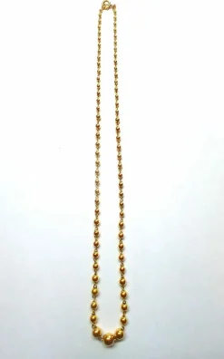 Collier de perles d'or