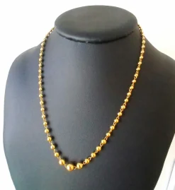 Collier de perles d'or
