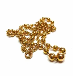 Collier de perles d'or