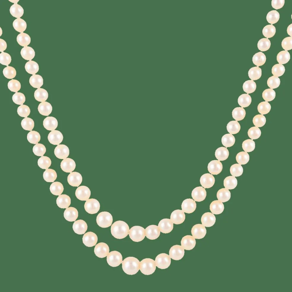Collier de Perles double rang