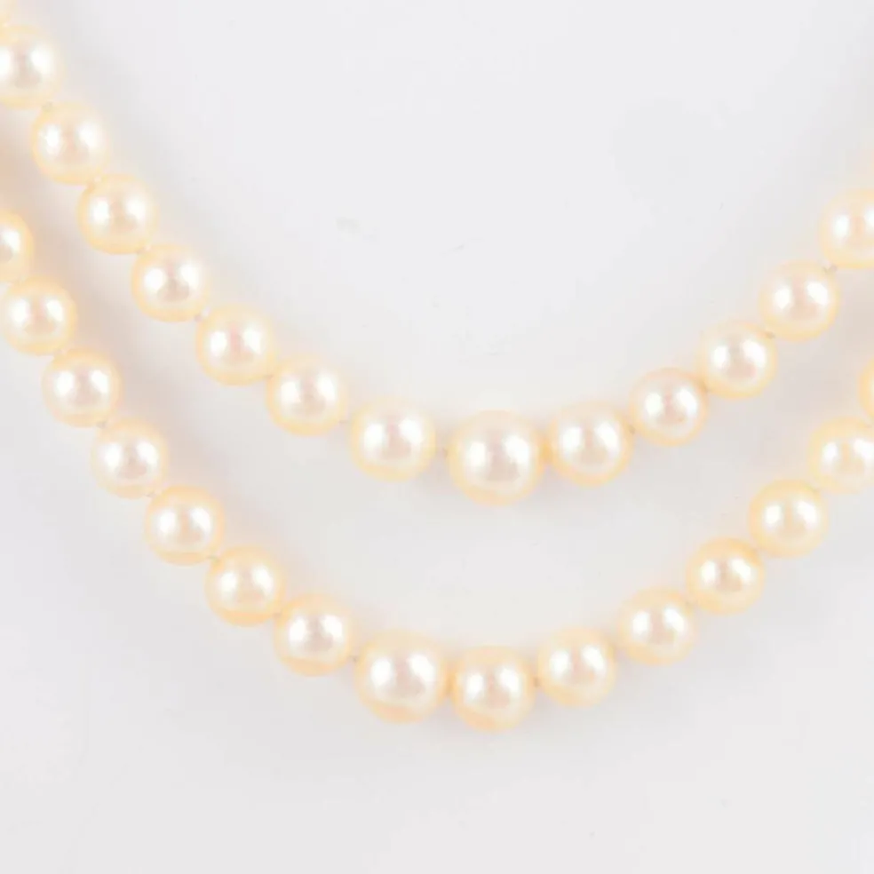 Collier de Perles double rang
