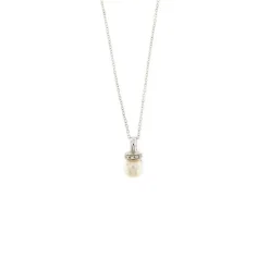 Collier de perles et de diamants