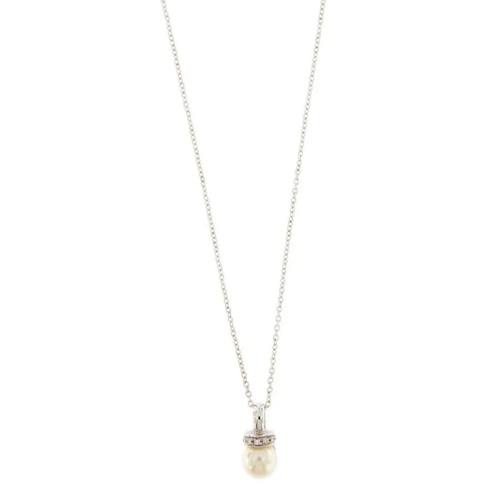 Collier de perles et de diamants