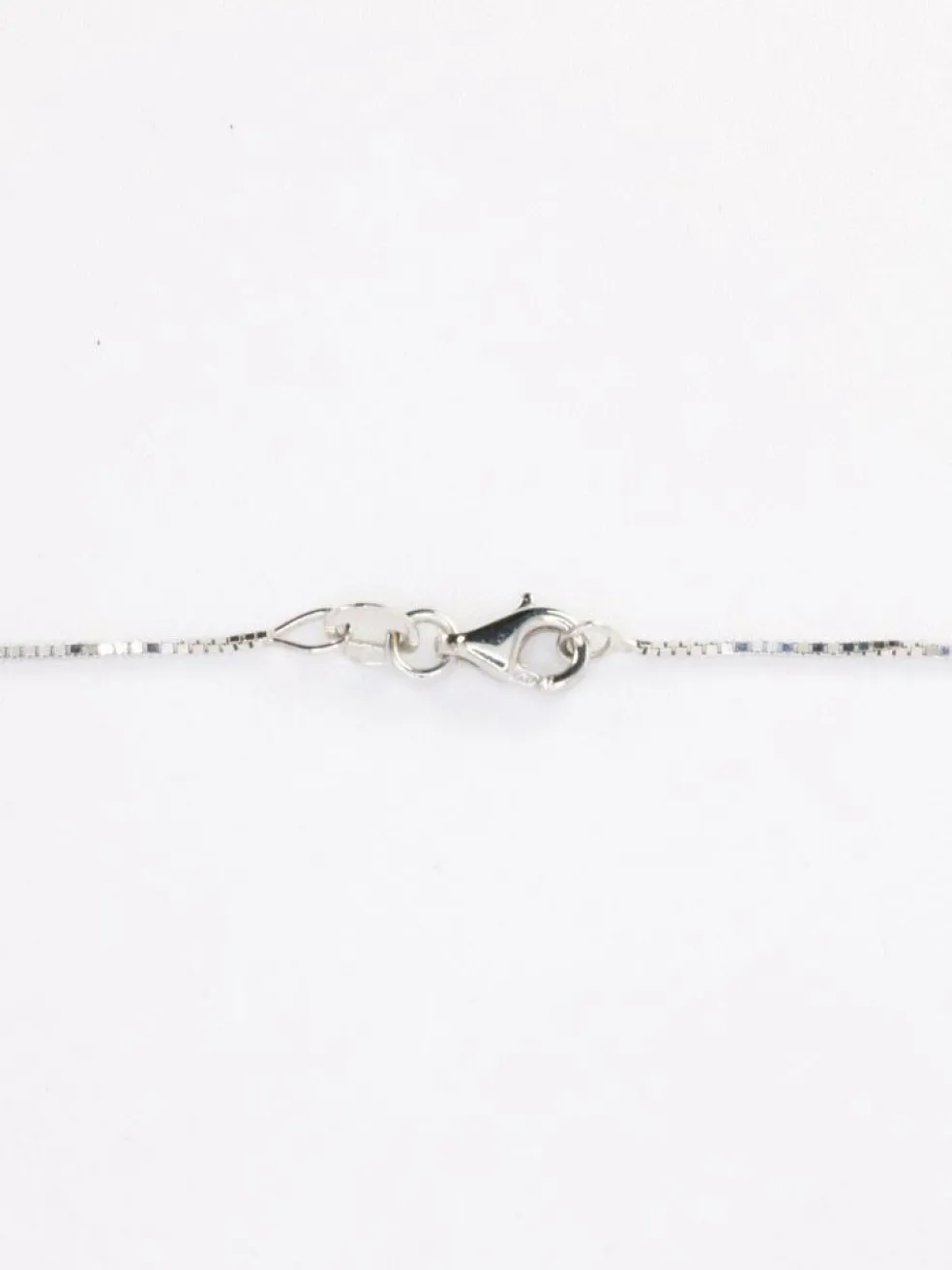Collier diamant barrette verticale or blanc