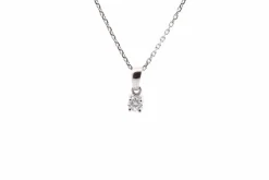 Collier diamant en or blanc
