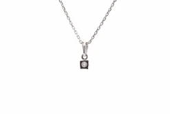 Collier diamant en or blanc