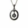 Collier diamant en pampille