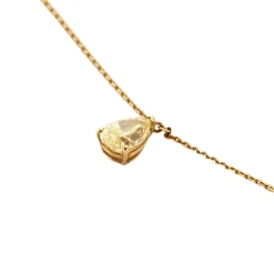 Collier Diamant Poire / 2,52 carats - Fancy Yellow - VVS1