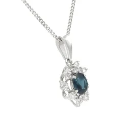 COLLIER DIAMANTS & SAPHIR