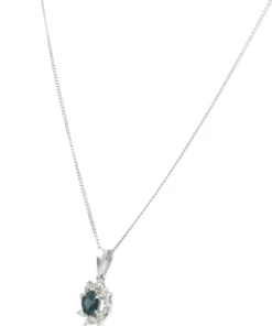 COLLIER DIAMANTS & SAPHIR