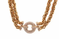 Collier diamants en or 18k