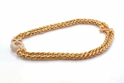 Collier diamants en or 18k