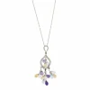 Collier diamants et pierres précieuses
