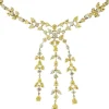 Collier diamants jaune et blanc